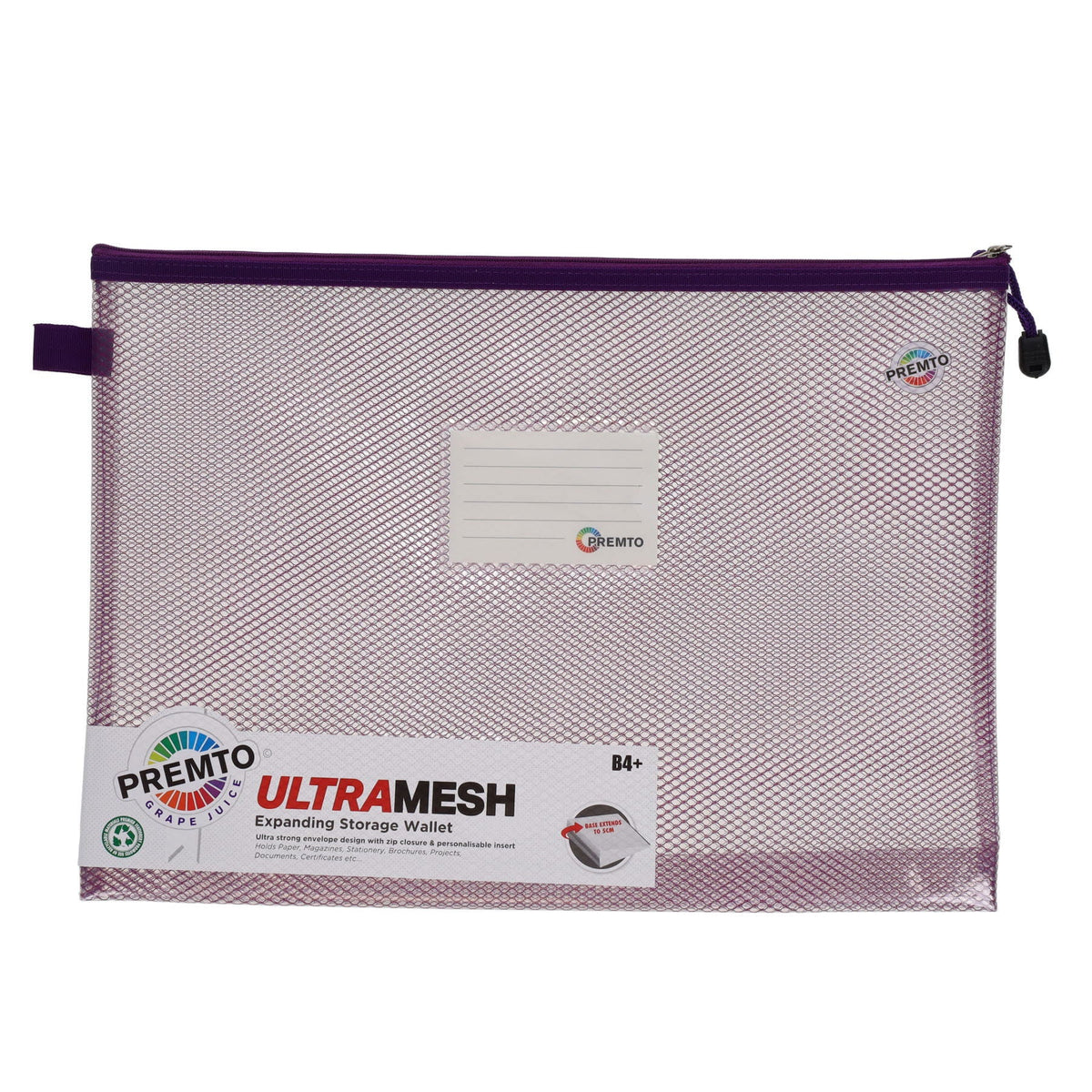 B4+ Ultramesh Expanding Storage Wallet - ABC School Supplies