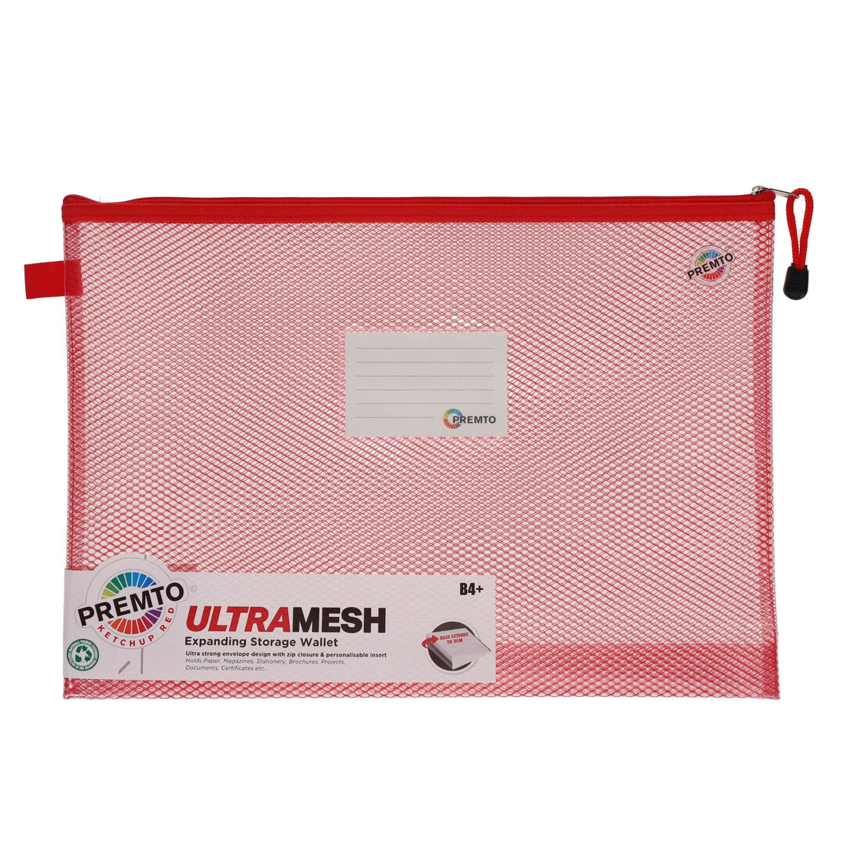 B4+ Ultramesh Expanding Storage Wallet - ABC School Supplies