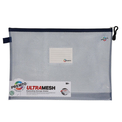 B4+ Ultramesh Expanding Storage Wallets Classpack of 20 - ABC School Supplies