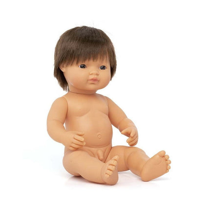 Baby Doll Brunette Boy 38 Cm - ABC School Supplies