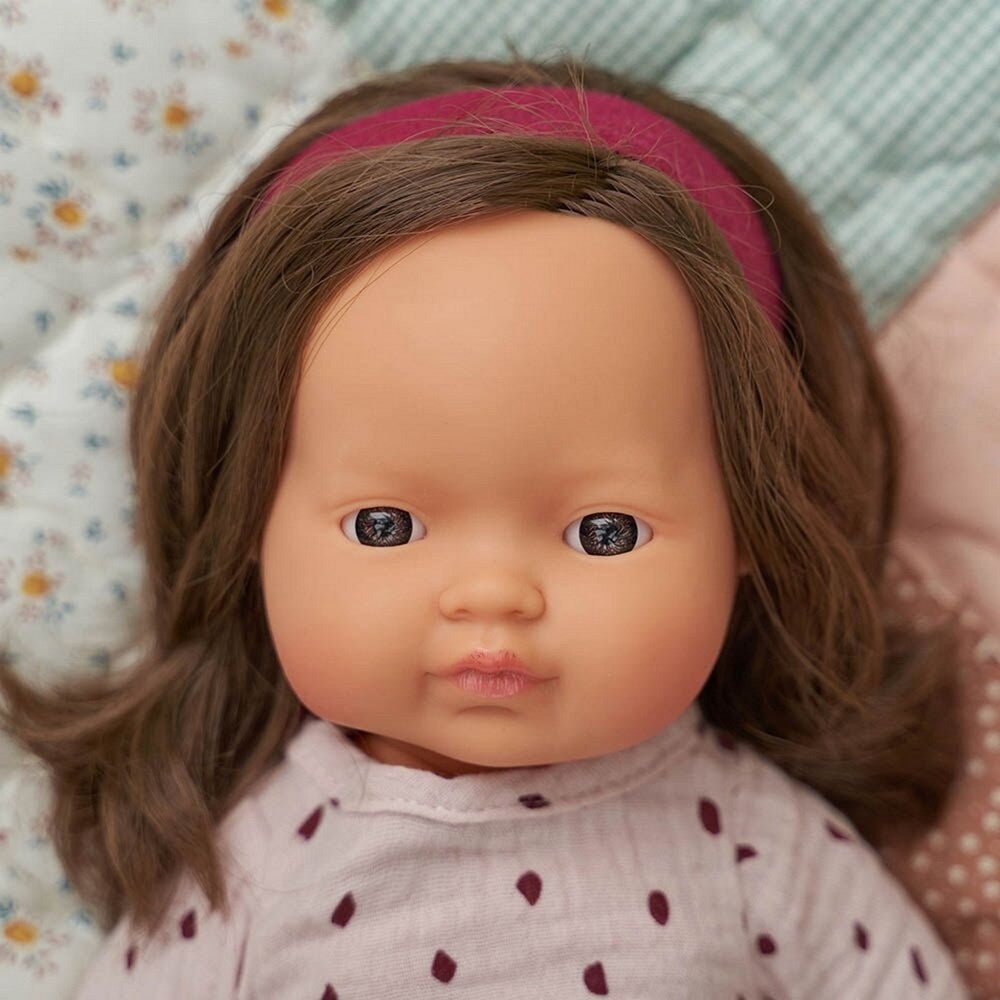 Baby Doll Brunette Girl 38 Cm - ABC School Supplies