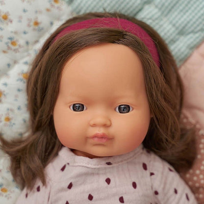 Baby Doll Brunette Girl 38 Cm - ABC School Supplies