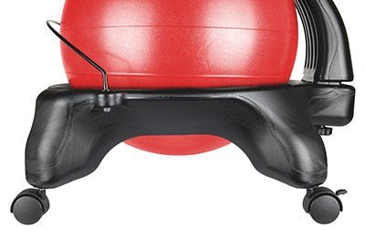 Ball Chair With Back - Adult Size - with 22" Black Ball - ABC School Supplies