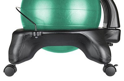 Ball Chair With Back - Adult Size - with 22" Black Ball - ABC School Supplies