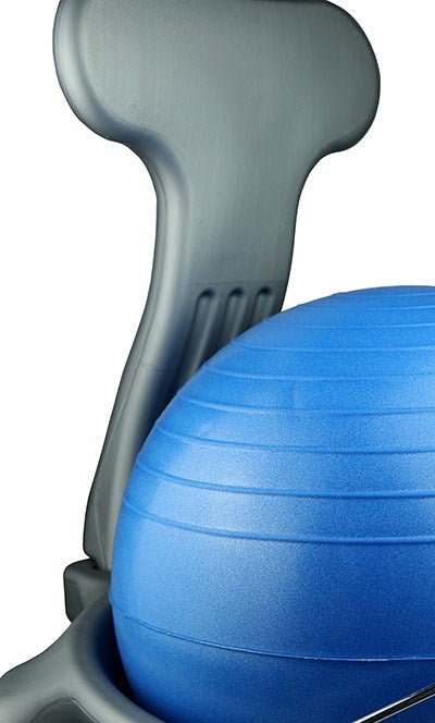 Ball Chair With Back - Child Size - With 15" Blue Ball - ABC School Supplies