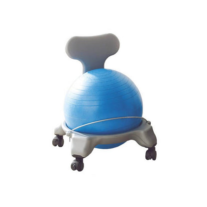 Ball Chair With Back - Large Size - with 22" Blue Ball - ABC School Supplies