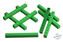 Base Ten Interlocking Plastic Rods Set Of 50 (Green) - ABC School Supplies