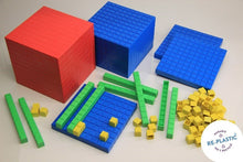 Base Ten Interlocking Plastic Starter Set - 4 Colours - ABC School Supplies