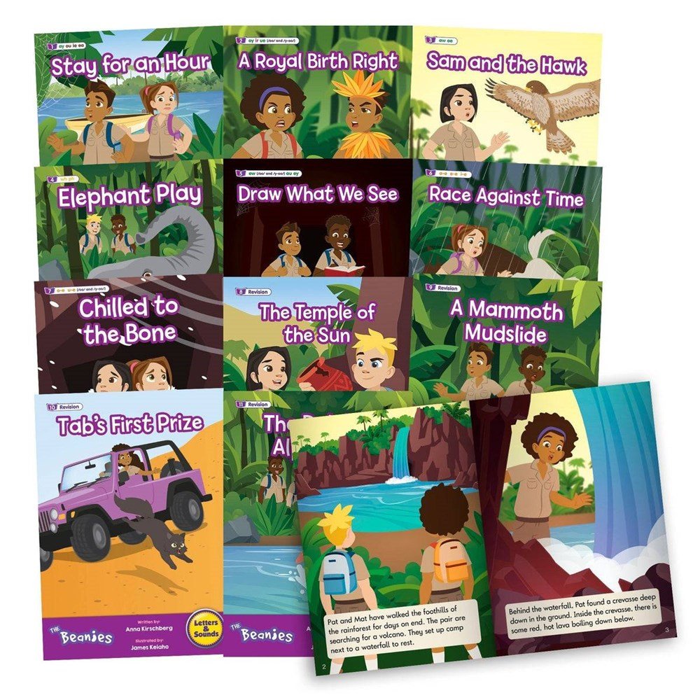 Beanies Hilo Diversity Decodables Phase 5 Set 2 - 6 Pack - ABC School Supplies