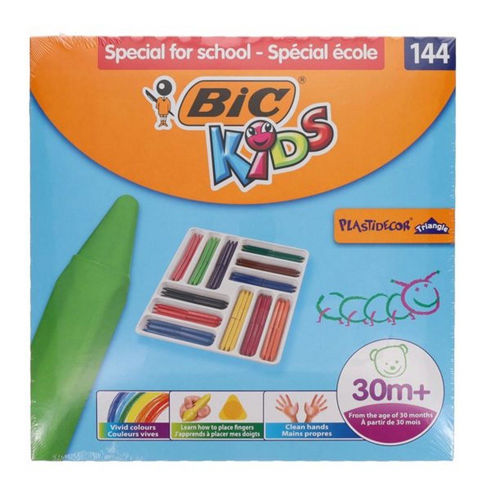 Bic Kids Box 144 Triangular Crayons - ABC School Supplies
