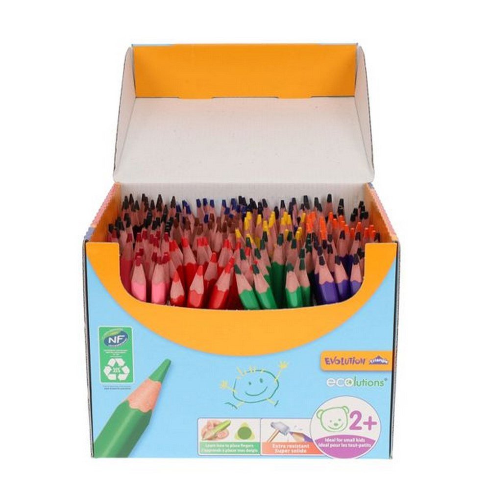 Bic Kids Box 216 Evolution Triangular Colouring Pencils - ABC School Supplies