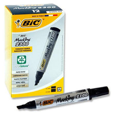 BIC Marking 2300 Chisel Tip Permanent Marker - Black - ABC School Supplies