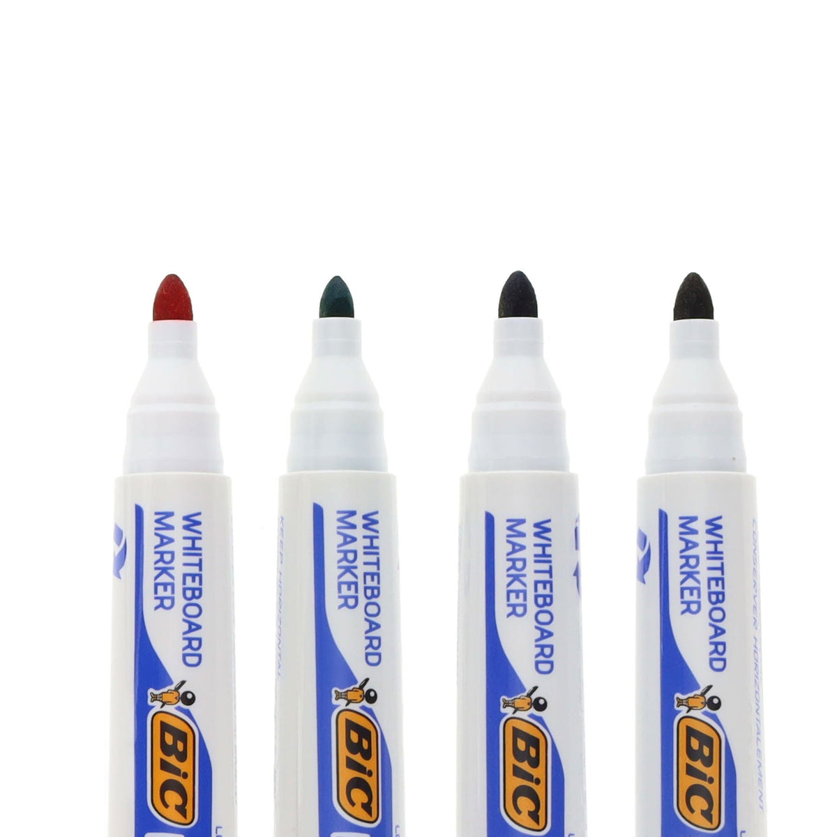 Bic Velleda 1701 Bullet Tip Whiteboard Marker - Asst Colours Pack of 4 - ABC School Supplies