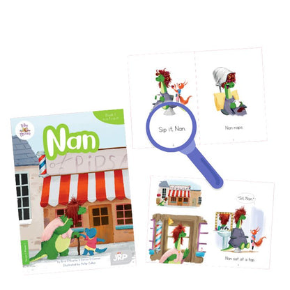 BiDee Phonics Decodable Readers Series 1 Phase 1 - 6 Pack - ABC School Supplies