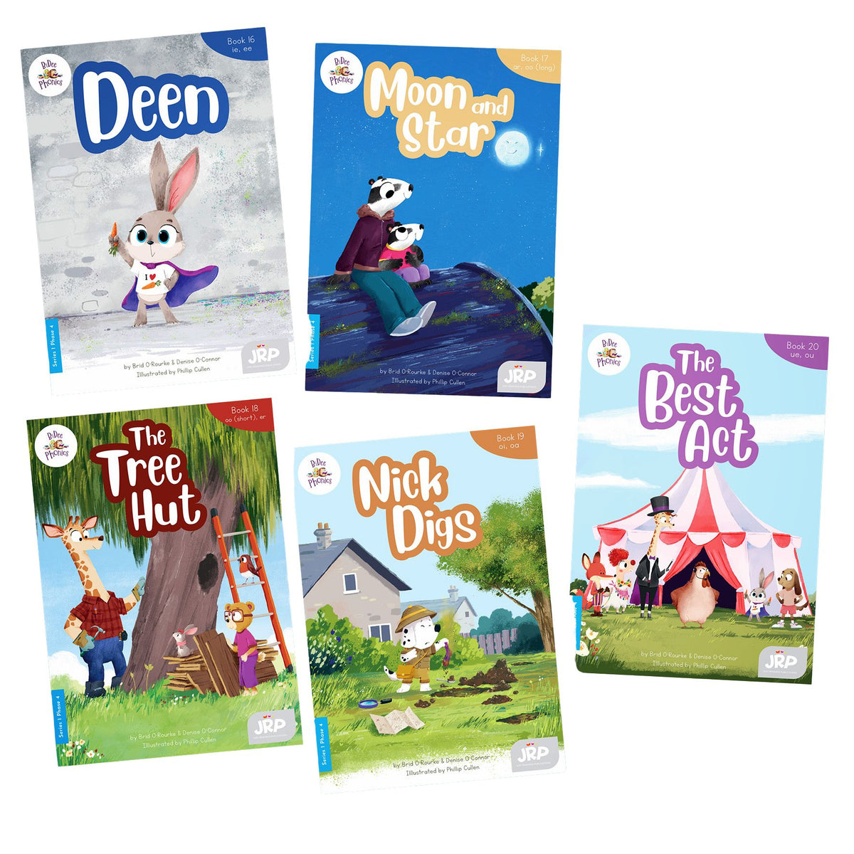 BiDee Phonics Decodable Readers Series 1 Phase 4 - 6 Pack - ABC School Supplies