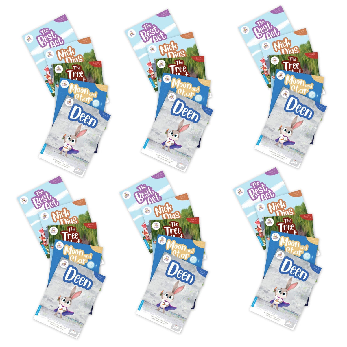 BiDee Phonics Decodable Readers Series 1 Phase 4 - 6 Pack - ABC School Supplies
