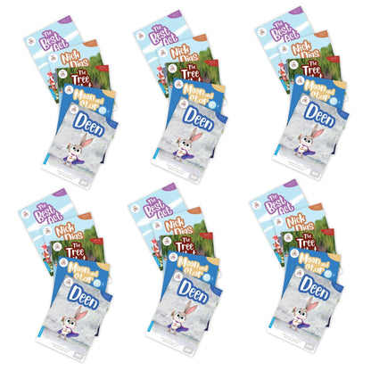 BiDee Phonics Decodable Readers Series 1 Phase 4 - 6 Pack - ABC School Supplies