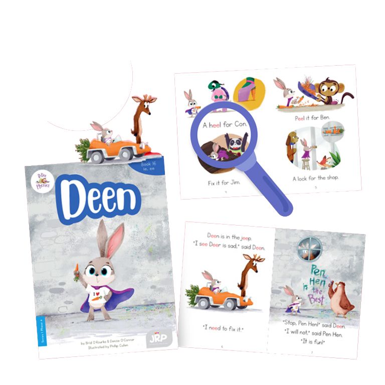 BiDee Phonics Decodable Readers Series 1 Phase 4 - 6 Pack - ABC School Supplies
