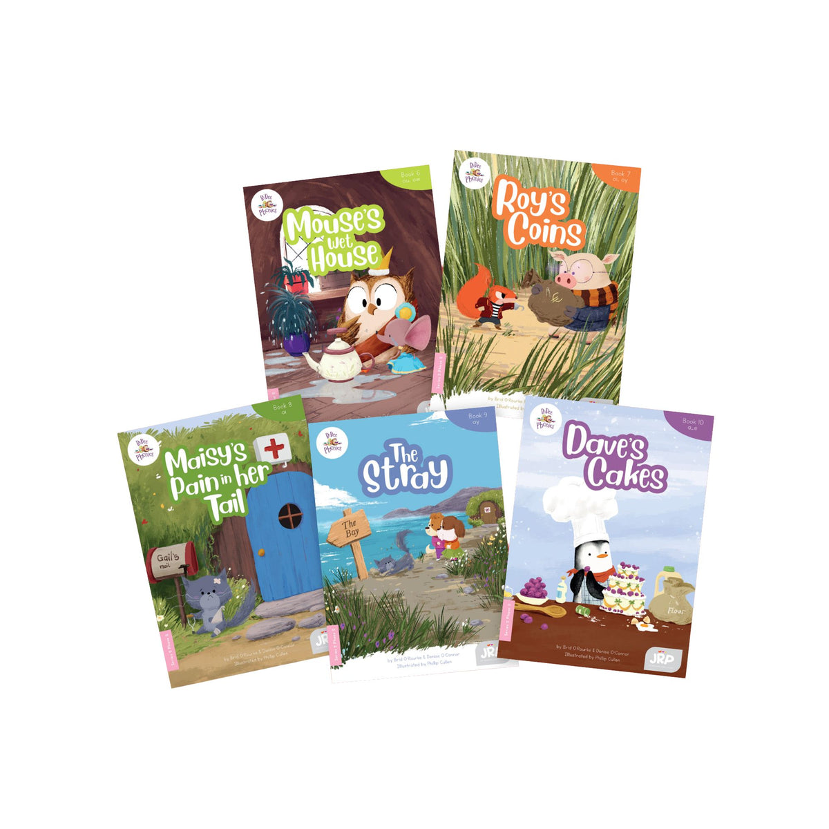 BiDee Phonics Decodable Readers Series 2 Phase 2 - 6 Pack - ABC School Supplies