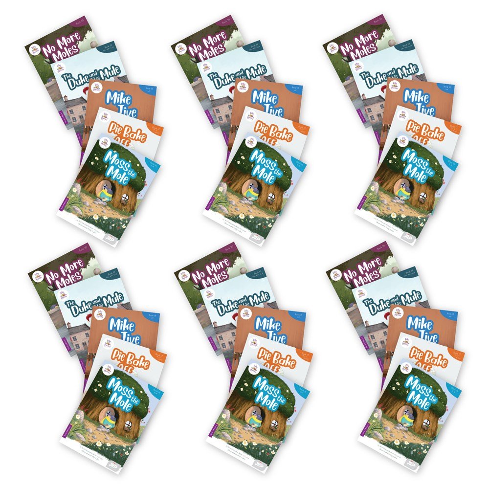 BiDee Phonics Decodable Readers Series 2 Phase 4 - 6 Pack - ABC School Supplies