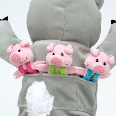 Big Bad Wolf Hand/Finger Puppets - ABC School Supplies