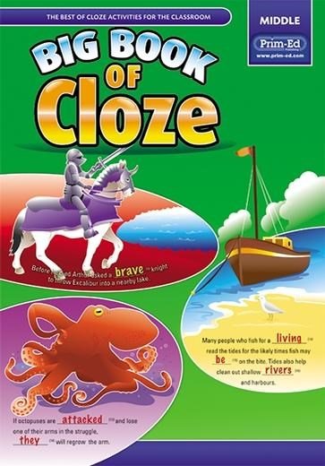 Big Book Of Cloze Middle - ABC School Supplies