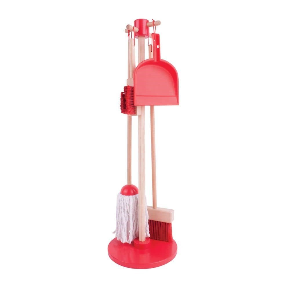 Bigjigs Cleaning Set (Red) - ABC School Supplies