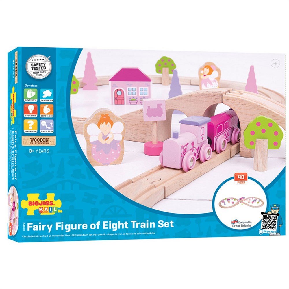 Bigjigs Fairy Figure Of Eight Train Set - ABC School Supplies