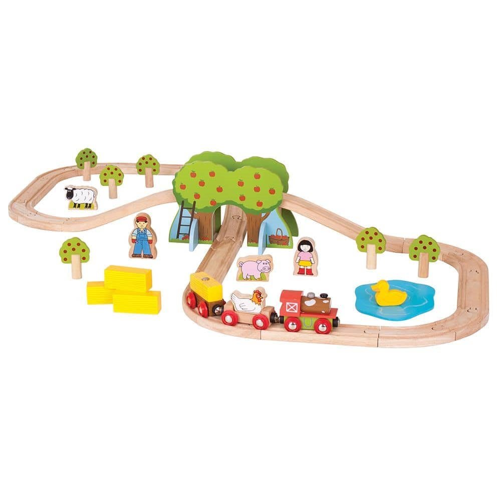 Bigjigs Farm Train Set - ABC School Supplies