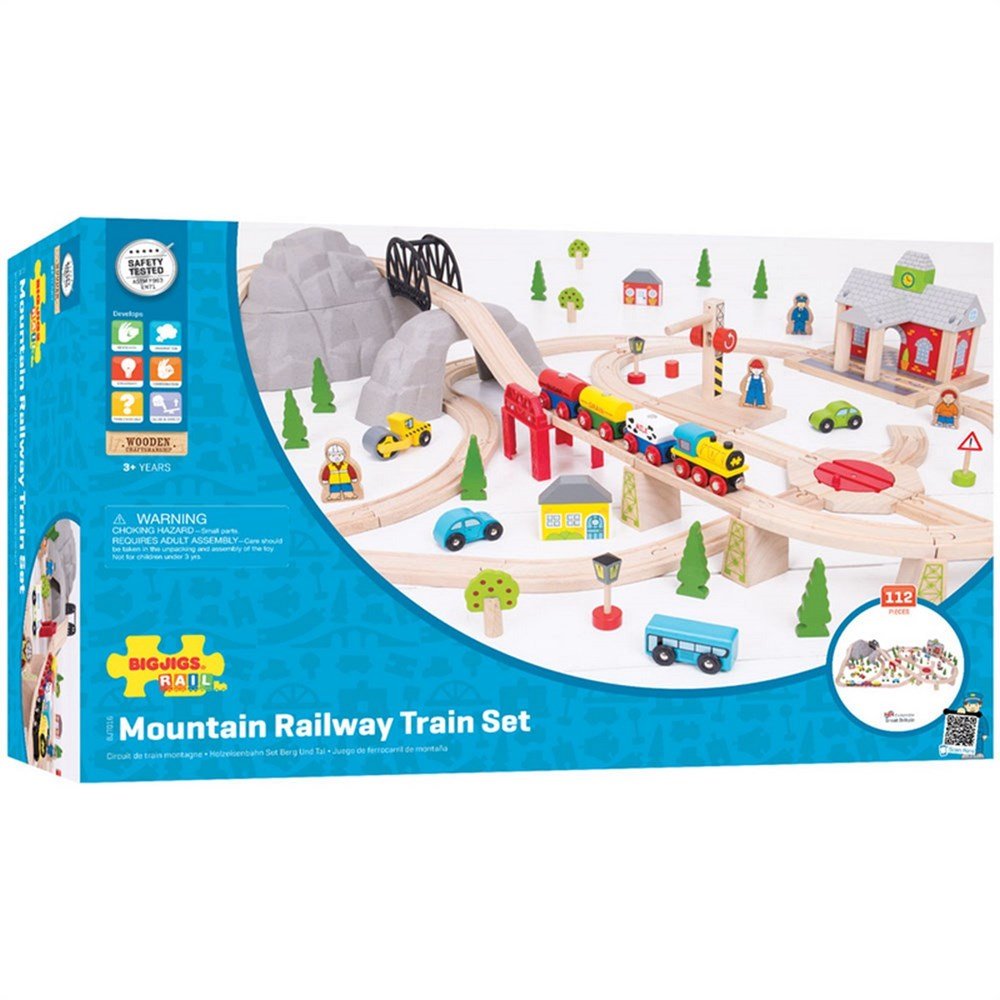 Bigjigs Mountain Railway Set - ABC School Supplies