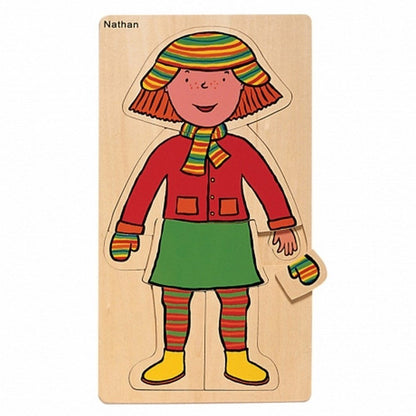 Body Discovery Puzzles Girl - ABC School Supplies