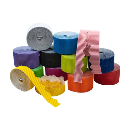 Border-It Assorted Border Rolls - Pack of 12 - ABC School Supplies