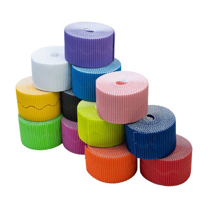 Border-It Assorted Border Rolls - Pack of 12 - ABC School Supplies