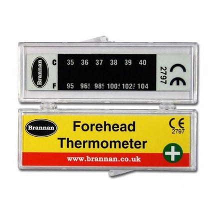 Brannan Forehead Thermometer Strips - Pack of 10 - ABC School Supplies