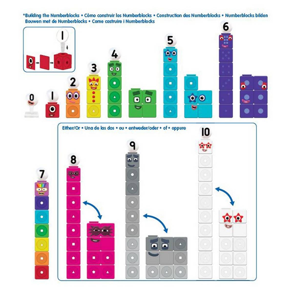 MathLink® Cubes Numberblocks® 110 Activity Set