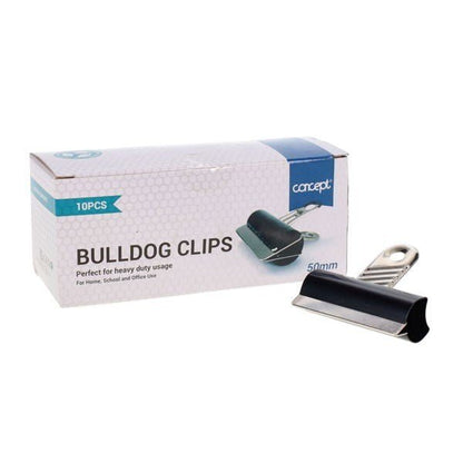 Bulldog Clips 50mm Pack of 10 - ABC School Supplies
