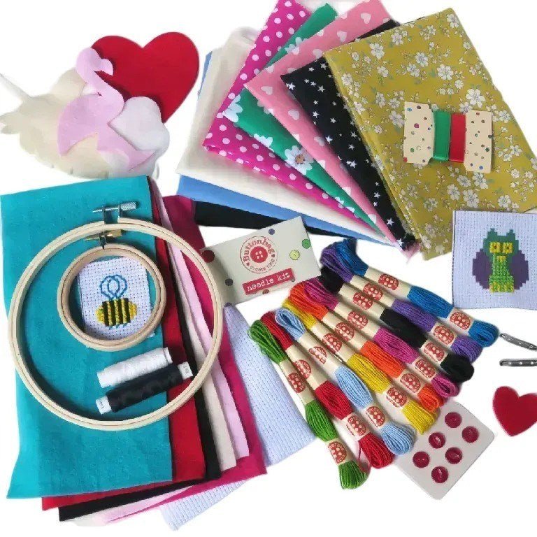 Bumper Sewing - Buttonbag - ABC School Supplies
