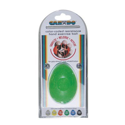 **Cando Gel Squeeze Ball - Large Cylindrical - Green - Medium - ABC School Supplies