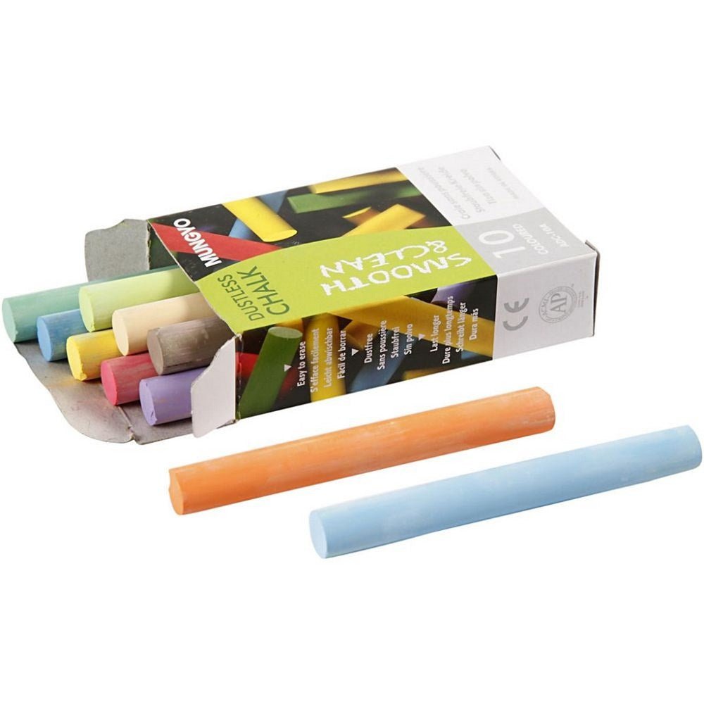 Chalkboard Chalk - Assorted Colours - ABC School Supplies
