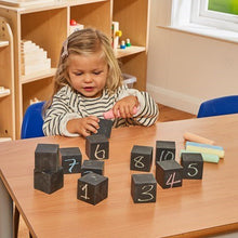 Chalkboard Cubes Pack 12 - ABC School Supplies