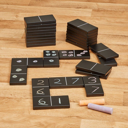 Chalkboard Dominoes Set of 28 15x7.5cm - ABC School Supplies