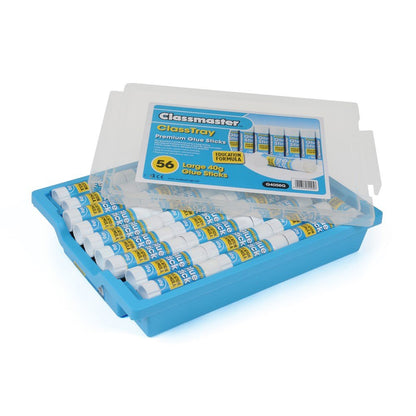 **Classmaster Premium Pvp Gluestick 40G Pack of 56 In Gratnell's Tray - ABC School Supplies