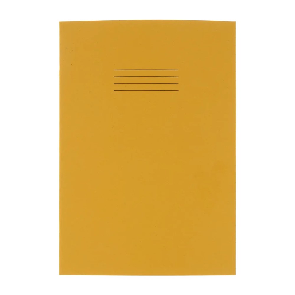 Classmates A4 Exercise Book 64 Page, 10mm Squared, Yellow - Pack of 50 - ABC School Supplies