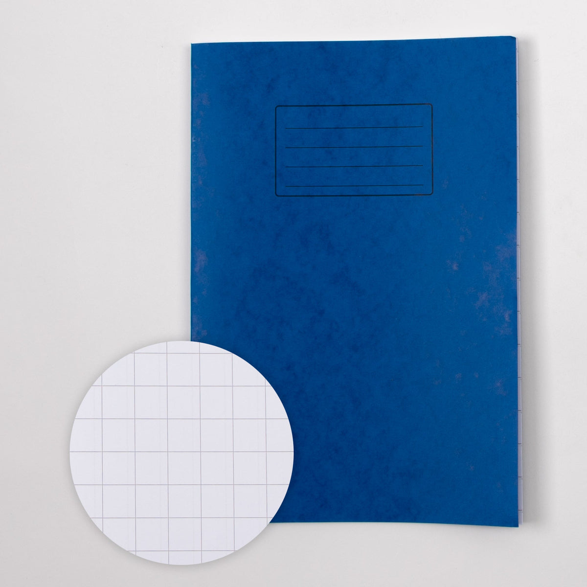 Classmates A4 Exercise Book 64 Page, 20Mm Squared, Blue - Pack Of 50 - ABC School Supplies