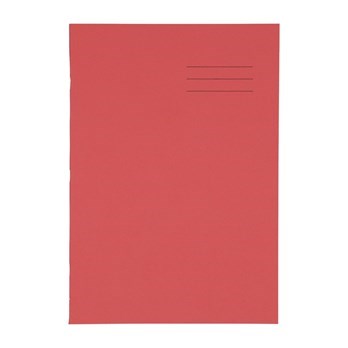 Classmates A4 Exercise Book 64 Page, 8mm Ruled / Plain Alternate, Red - Pack of 50 - ABC School Supplies