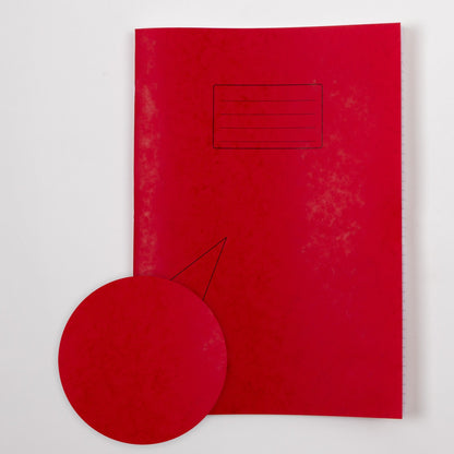 Classmates A4+ Exercise Book 80 Page, 8mm Ruled, Red - Pack of 50 - ABC School Supplies