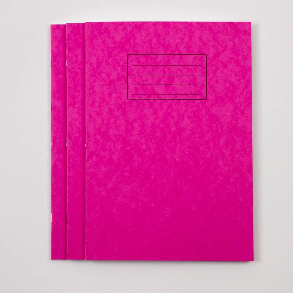 Classmates A4 Exercise Book 80 Page, 8mm Ruled With Margin, Pink - Pack of 50 - ABC School Supplies