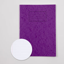 Classmates A4 Exercise Book 80 Page, 8mm Ruled With Margin, Purple - Pack of 50 - ABC School Supplies