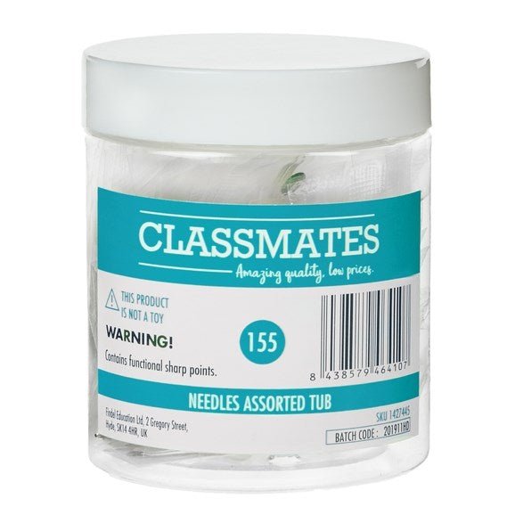 Classmates Assorted Needles - Pack of 150 - ABC School Supplies
