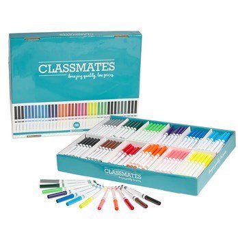 Classmates Broad Tip Coloured Pens - Assorted - Pack Of 288 - ABC School Supplies